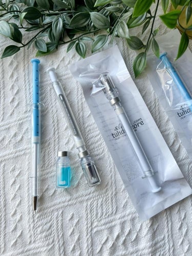 6 توزيعات أقلام إبرة سرطان الثدي