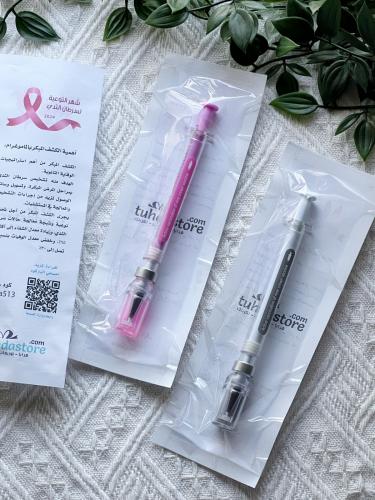 6 توزيعات أقلام إبرة سرطان الثدي