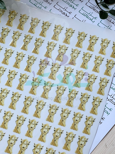 استكر DTF اسطح فيس ناقة