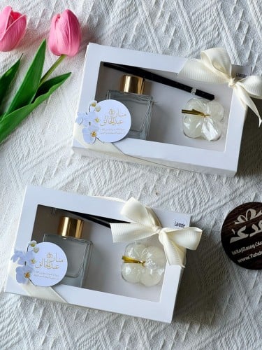 توزيعات فواحة مع شمعة