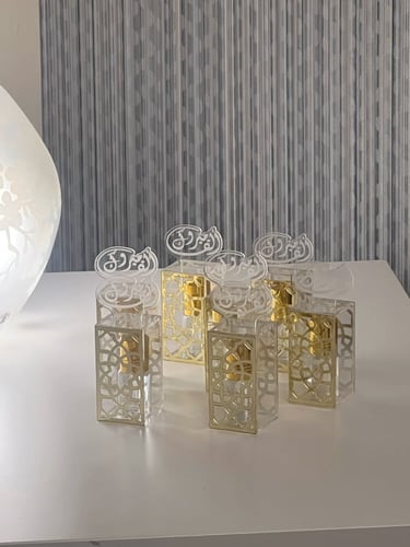 توزيعات تولة أنيقة بالاسم