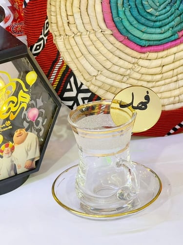 درزن اكريلك تعليقة كوب ( 4.5 سم )