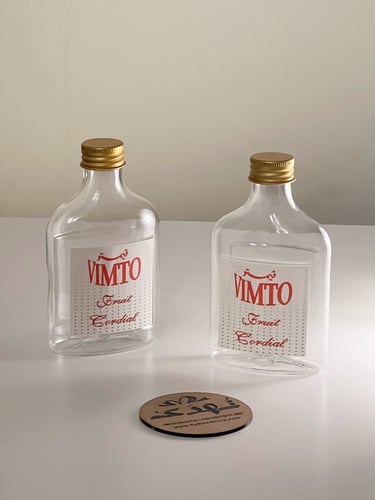 4 علب بلاستيك عصير فيمتو ميني