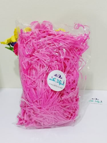 قصاصات ورقية وردي 100 جرام