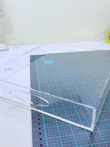 صينيه تقديم اكريلك 50'30 سم