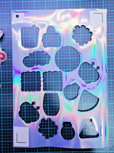 هولوجرام لامع مقاس A4