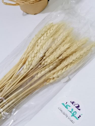 غصن سنبل قمح صناعي بيج