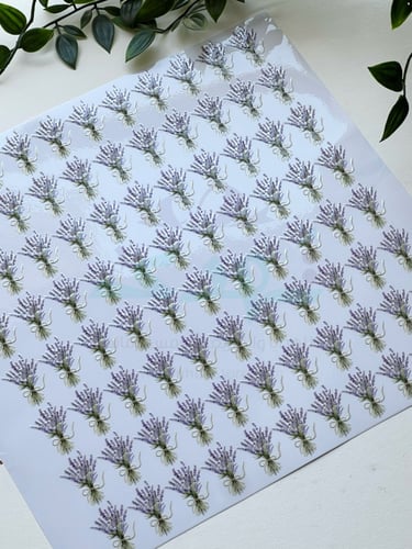 استكر DTF اسطح لافندر