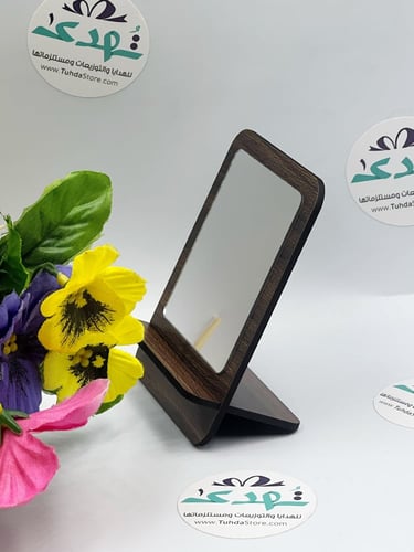 مرايا خشب ميني (8*10 سم)