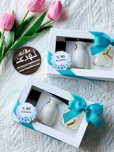 توزيعات فواحة رخام مع الشمعه