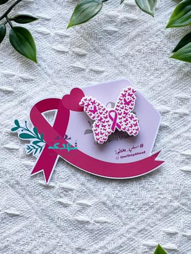 بروش فراشة اكريلك