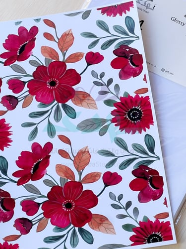 ورق لامع 260جرام 20ورقة A4