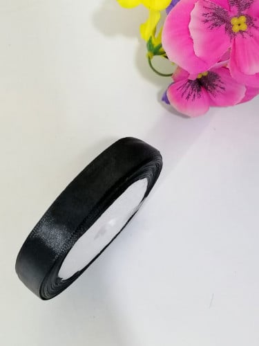 شريط ساتان اسود