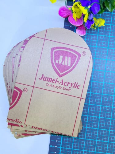 درزن اكريلك شفاف A5 مقوس