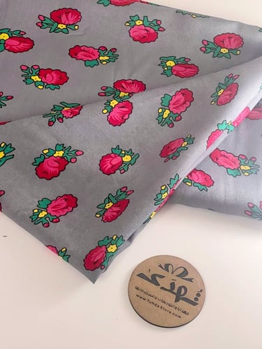 قماش شالكي رمادي