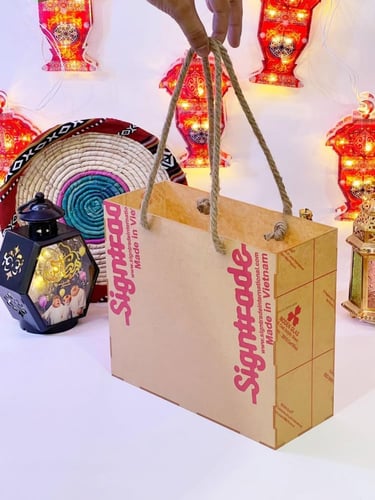 اكريلك شنطة شفاف