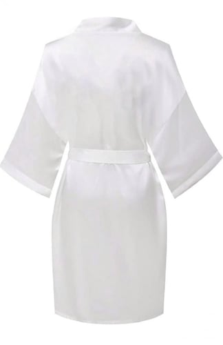 روب عروس أبيض سادة للطباعة