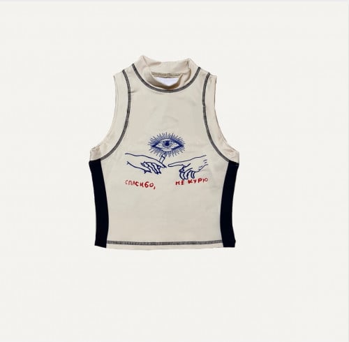 Hand of god painting TANK TOP