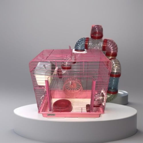 قفص هامستر بالالعاب