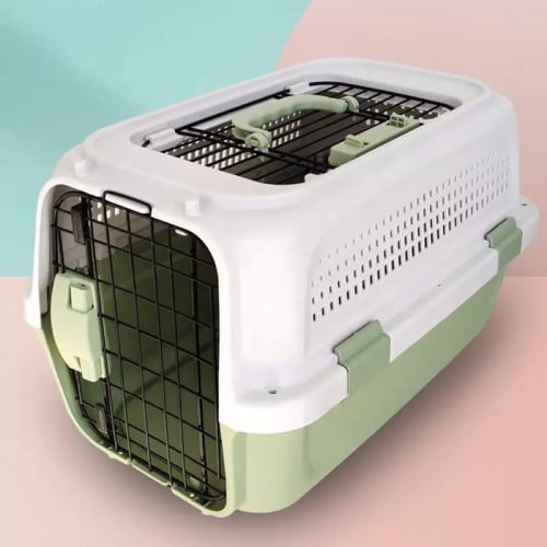 قفص تنقل ببابين بالأعلى والأمام