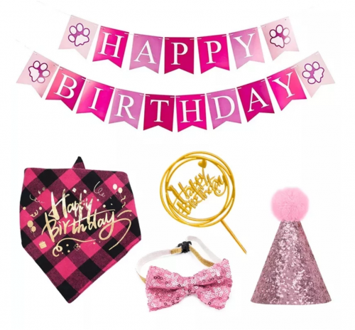 طقم حفلة عيد الميلاد للحيوانات إكسسورات للحيوانات