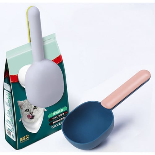 مغرفة طعام مع مشبك لإغلاق الاكياس