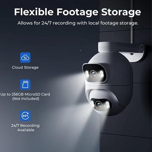 كاميرا IMILAB EC6 ديوال برو WiFi IP بدقة 3K + 3K ر...