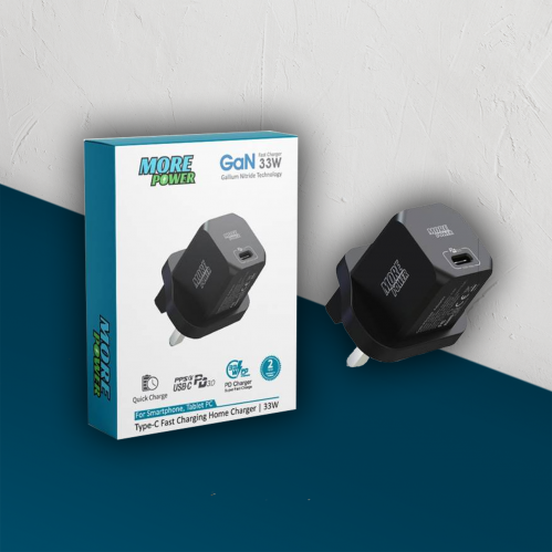 شاحن جداري 33 واط من مور باور PD مزود بتقنية ال GA...