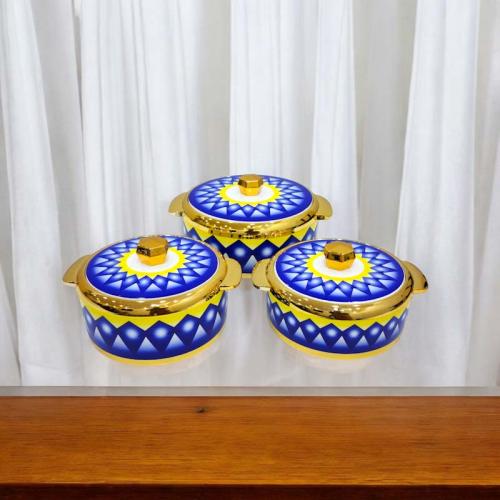 طقم حافظة غضار أزرق هندي