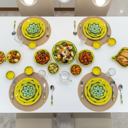 لباد بلاستك ذهبي 30سم اندر بليت