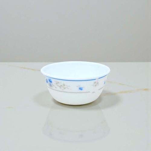 زبدية صغير اركبال نقشة وردة زرقاء 12 سم