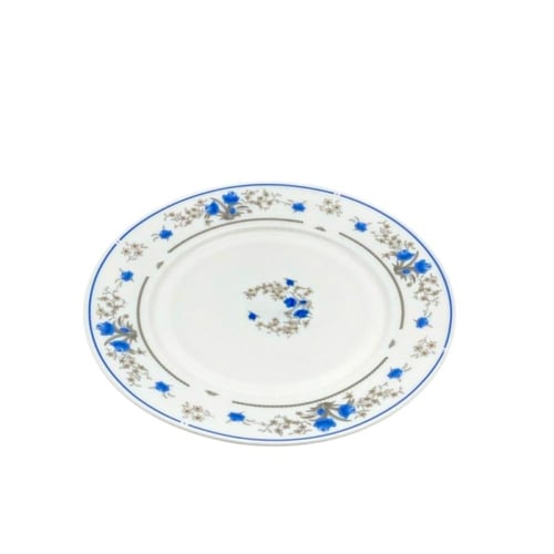 صحن اركبال ازرق مديل فرنسي مسطح