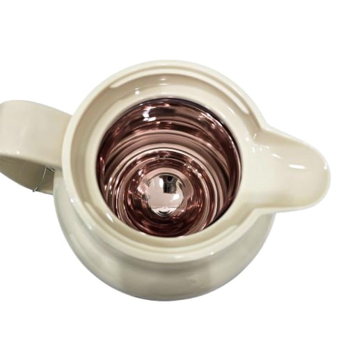 ترمس شاي نقشة الغضار الأزرق