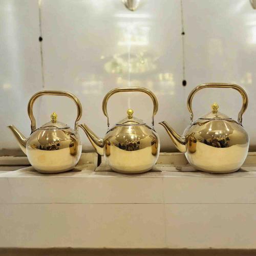 ابريق عربي استيل ذهبي