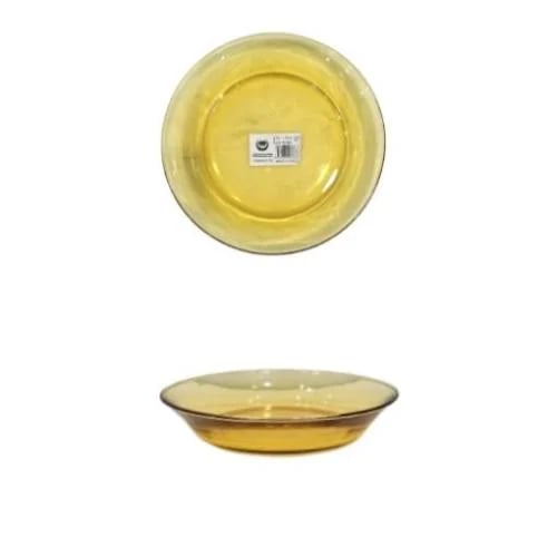 Deep light honey plate