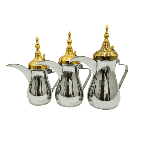 دلة رسلان زينة استيل لونين