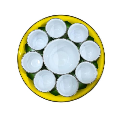 طقم تقديم صحون حلاء 10 قطعة