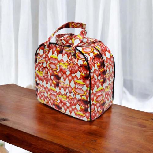 شنطة ترامس غضار أحمر مقوس