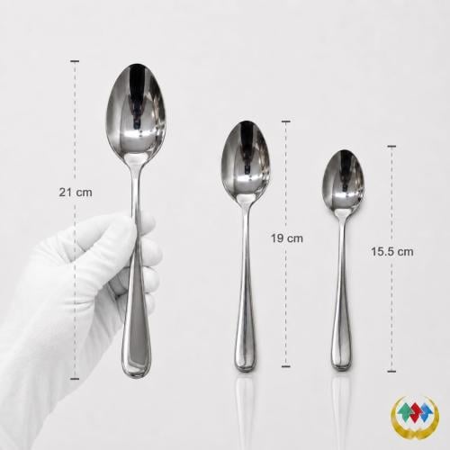 Stainless steel tablespoon