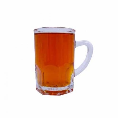 بيالة سادة قزاز شفاف كبير