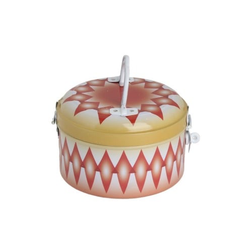 مطبقية نقشة غضار بقفل أحمر