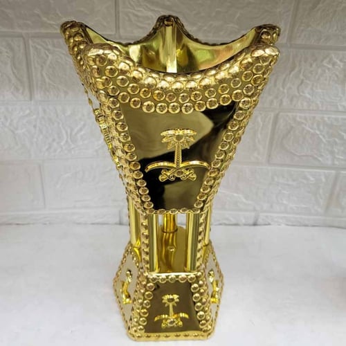 مبخرة ملكي خماسي ذهبي