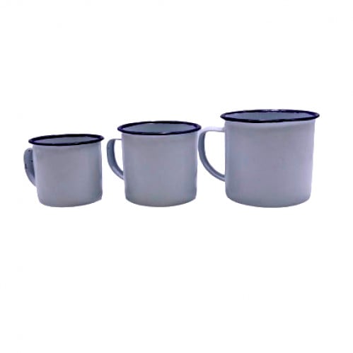 كوب غضار ابيض سادة للآيس كريم