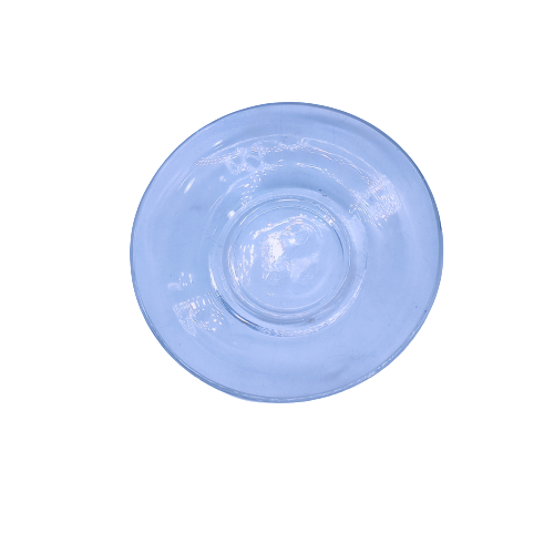 صحن بيالات سادة شفاف