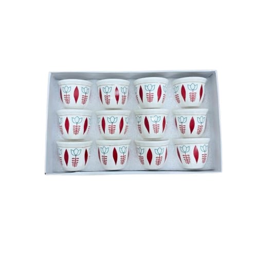 فنجان قهوة كويتي احمر