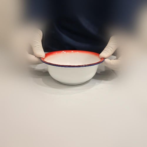 بادية غضار وردة 14 سم