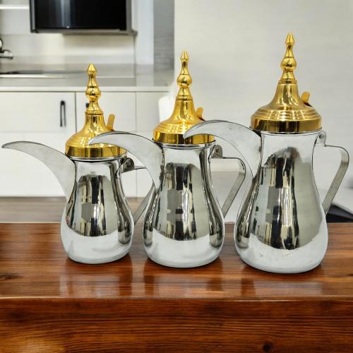 دلة رسلان زينة استيل لونين