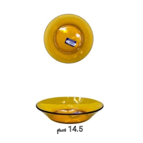 صحن عميق عسلي 14.5 سم