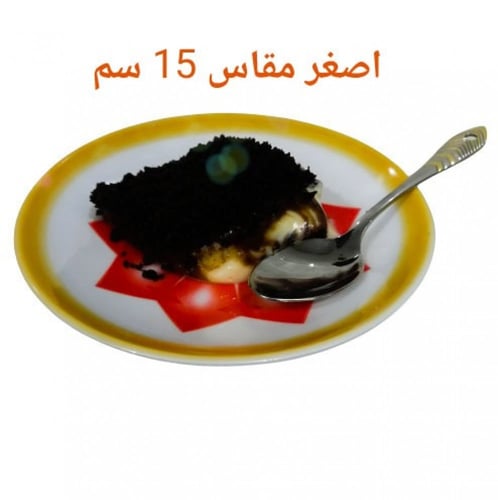 صحن ميلامين غضار احمر