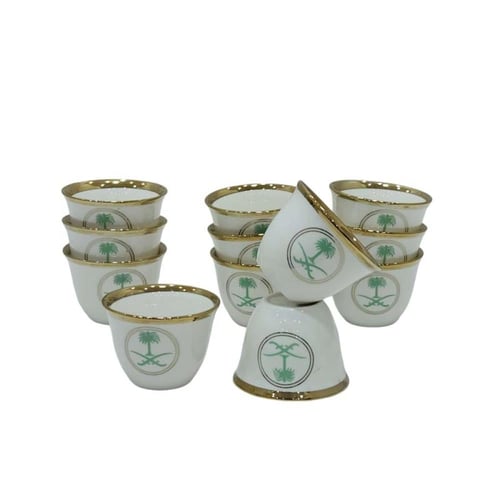 فنجان سيفين ونخلة أخضر